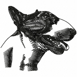 Dogs Embroidery Design 8 Dogs Embroidery Design 8